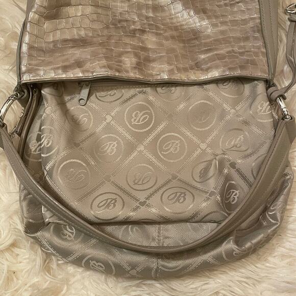 Brighton Cher Col Shoulder Bag | Beachwood Taupe Patent Leather $330 - Picture 5 of 14